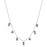 Brosway Italia BROSWAY FANCY MAGIC PURPLE NECKLACE WITH AMETHYST CZ - Time After Time Watches