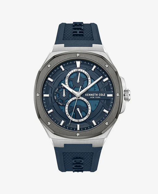 Kenneth Cole New York Dress Sport Silicone Strap 43.5mm Watch KCWGQ0047201
