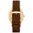 Master Works Brown Leather Watch MW16YBEDLBO0 back