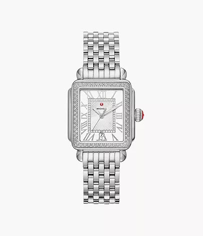 Michele Diamond Madison Mid Size Diamond bezel and Dial 