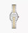 Michele Meggie Two-Tone diamond dial, sapphire crystal, swiss made watch 