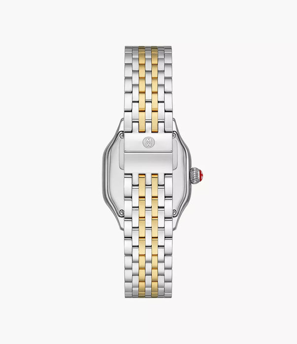 Michele Meggie Two-Tone diamond dial, sapphire crystal, swiss made watch 