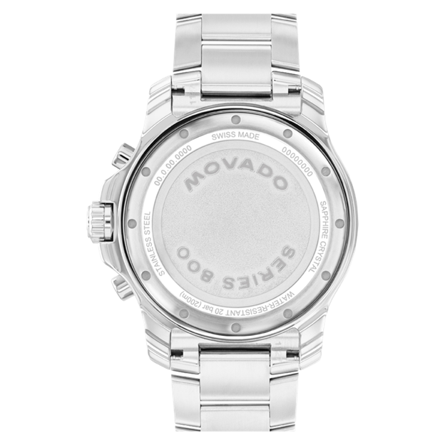MOVADO MOVADO SERIES 800 WHITE DIAL BLUE BEZEL - Time After Time Watches