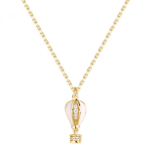 Rosato ROSATO ARIA WHITE HOT AIR BALLOON NECKLACE GOLD TONE - Time After Time Watches