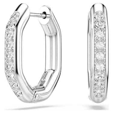 Swarovski SWAROVSKI DEXTERA HOOP EARRING SILVER - Time After Time Watches