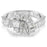 SWAROVSKI MATRIX KNOT RING SIZE 55
