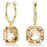 SWAROVSKI MILLENIA DROP EARRINGS CARAMEL/GOLD TONE