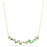 SWAROVSKI CONSTELLA NECKLACE GREEN/GOLD TONE
