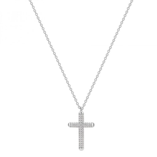Rosato ROSATO BIANCA SILVER CROSS NECKLACE - Time After Time Watches