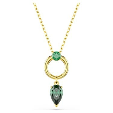 SWAROVSKI MESMERA PENDANT GREEN/GOLD