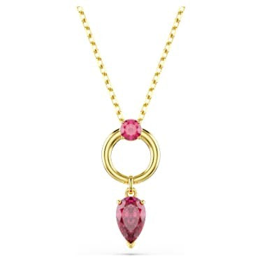 SWAROVSKI MESMERA PENDANT PINK/GOLD