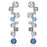 SWAROVSKI CONSTELLA DROP EARRINGS BLUE