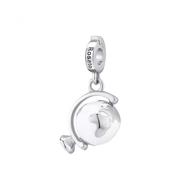 Rosato Damen Charm TO026 – Aus 925er Silber, Mit Emaille Und Dreirad-Motiv, In Originalbox