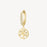 GOLD TONE TREE OF LIFE EARRING