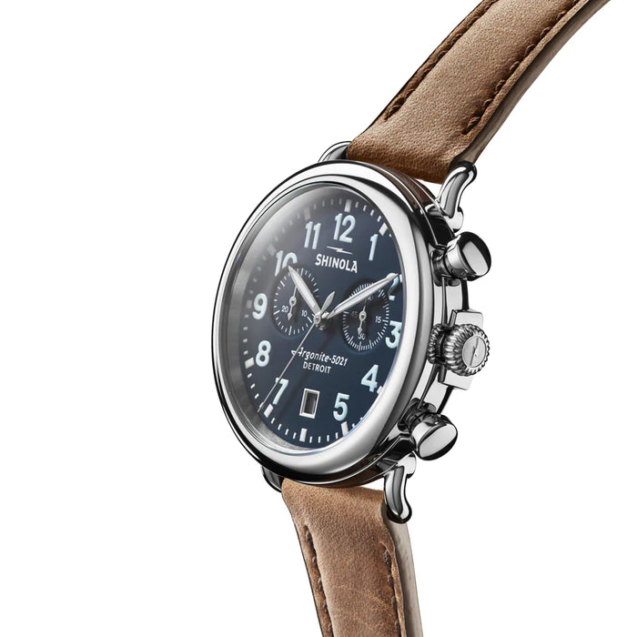 Shinola Runwell 41mm Blue Dial & Leather