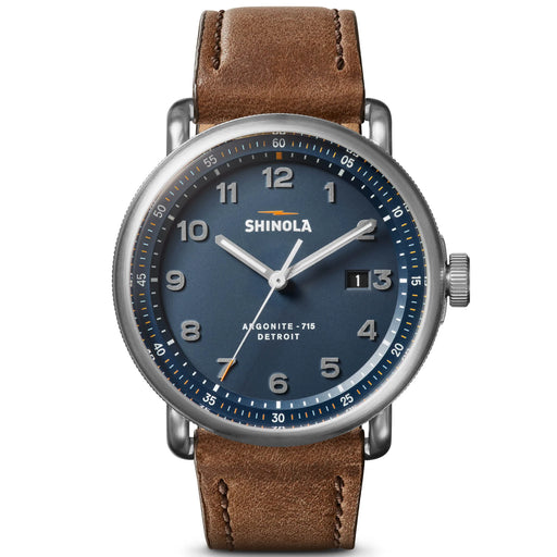 Shinola Canfield 43mm Blue Dial & Leather