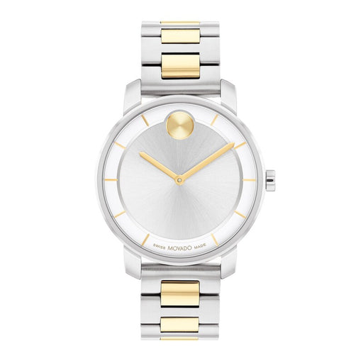 Ladies' Movado Bold® Access Two-Tone Watch with Silver Dial (Model: 3600965)