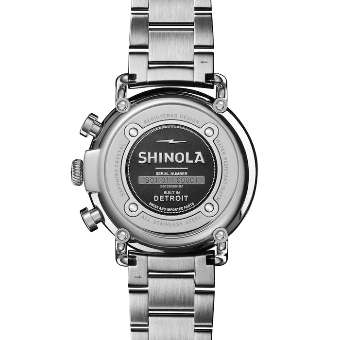 Shinola The Runwell 41mm SS Bracelet