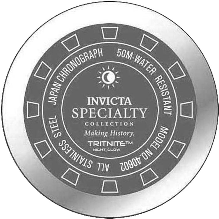 Invicta Men's Specialty Two-Tone & Blk Dial 40602