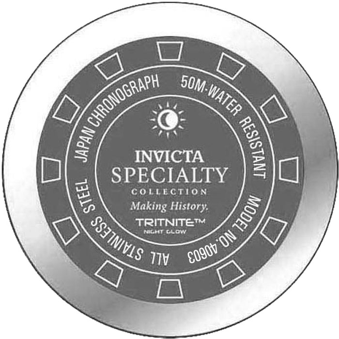 Invicta Men's Specialty Two-Tone & Blue Dial 40603