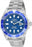 Invicta Pro Diver Men's SS & Blue Carbon Fiber Dial 12563