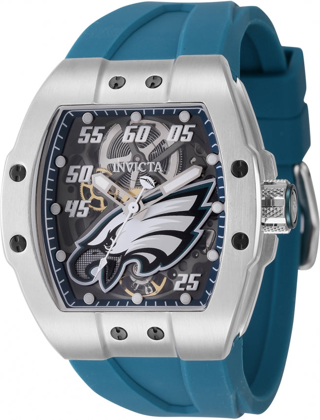 Invicta Men's NFL Eagles Green Silicone 45058