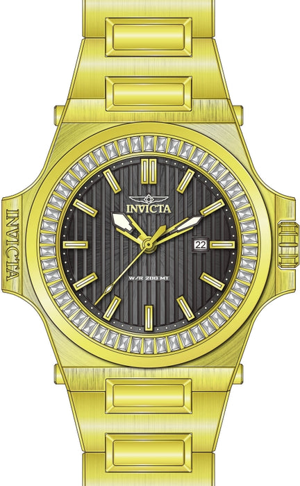 Invicta Akula Gold Tone & Black Dial 43389