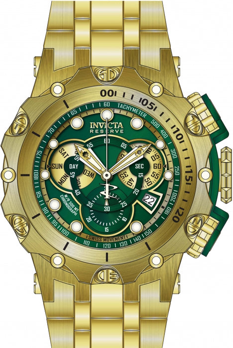 Invicta Reserve Venom Gold & Green Tone 27793