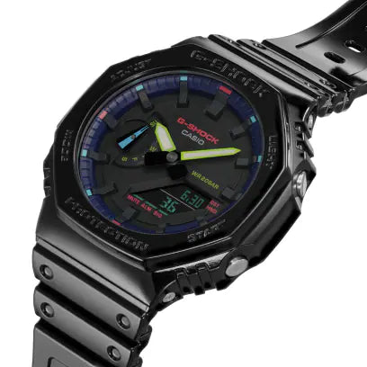 G-Shock G-SHOCK ANALOG DIGITAL GA2100RGB-1A - Time After Time Watches