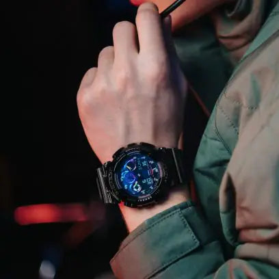 G-Shock G-SHOCK ANALOG DIGITAL GA100RGB-1A - Time After Time Watches