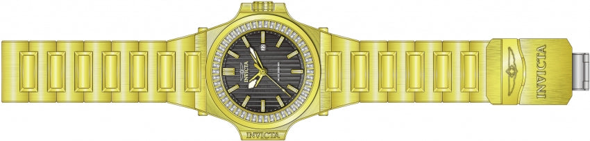 Invicta Akula Gold Tone & Black Dial 43389