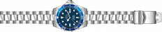 Invicta Pro Diver Men's SS & Blue Carbon Fiber Dial 12563