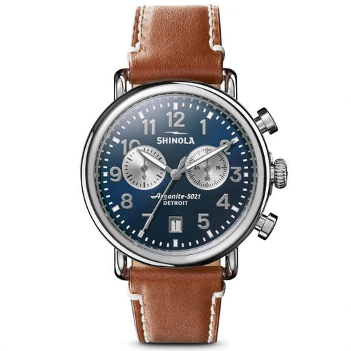 Shinola Runwell 41mm Blue Dial & Leather