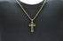 Blackjack Jewelry Blackjack Men's Gold-Plated & Black Cross Necklace SS BJP172BG - Time After Time Watches