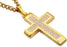 Blackjack Jewelry Blackjack Men's Necklace Gold-Toned Cross & Chain CZ SS BJP122G - Time After Time Watches