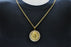 Blackjack Men's 18k Gold-Plated Lion Necklace SS BJP162G