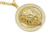 Blackjack Jewelry Blackjack Men's 18k Gold-Plated Lion Necklace SS BJP162G - Time After Time Watches