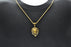 Blackjack Men's Gold-Plated Lion Necklace SS BJP161G