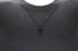 Blackjack Men's Black Cross Necklace BJP155B