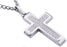 Blackjack Jewelry Blackjack Men's Necklace Gold-Toned Cross & Chain CZ SS BJP122W - Time After Time Watches
