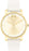 Movado Bold Access 3600963 Swiss Women's Gold Cream Leather Watch