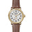 Shinola The Runwell 41mm White Dial Brown Leather