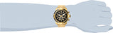 Invicta Men's Speedway Gold Tone Blk Dial 28658