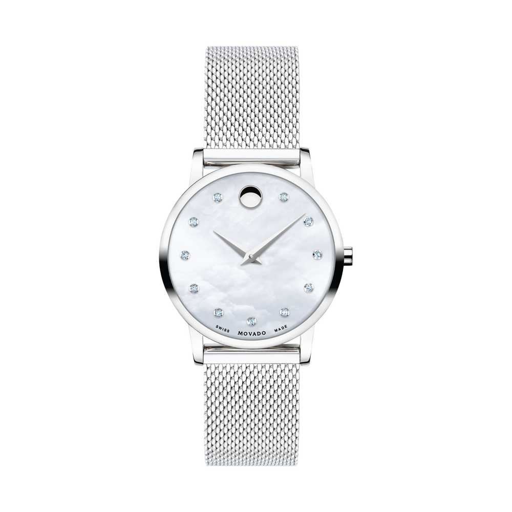 Movado Women's Museum Classic MOP Dial Mesh Strap 0607491
