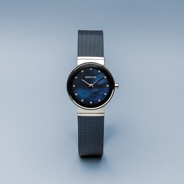 Classic Polished Silver Blue 10126-307