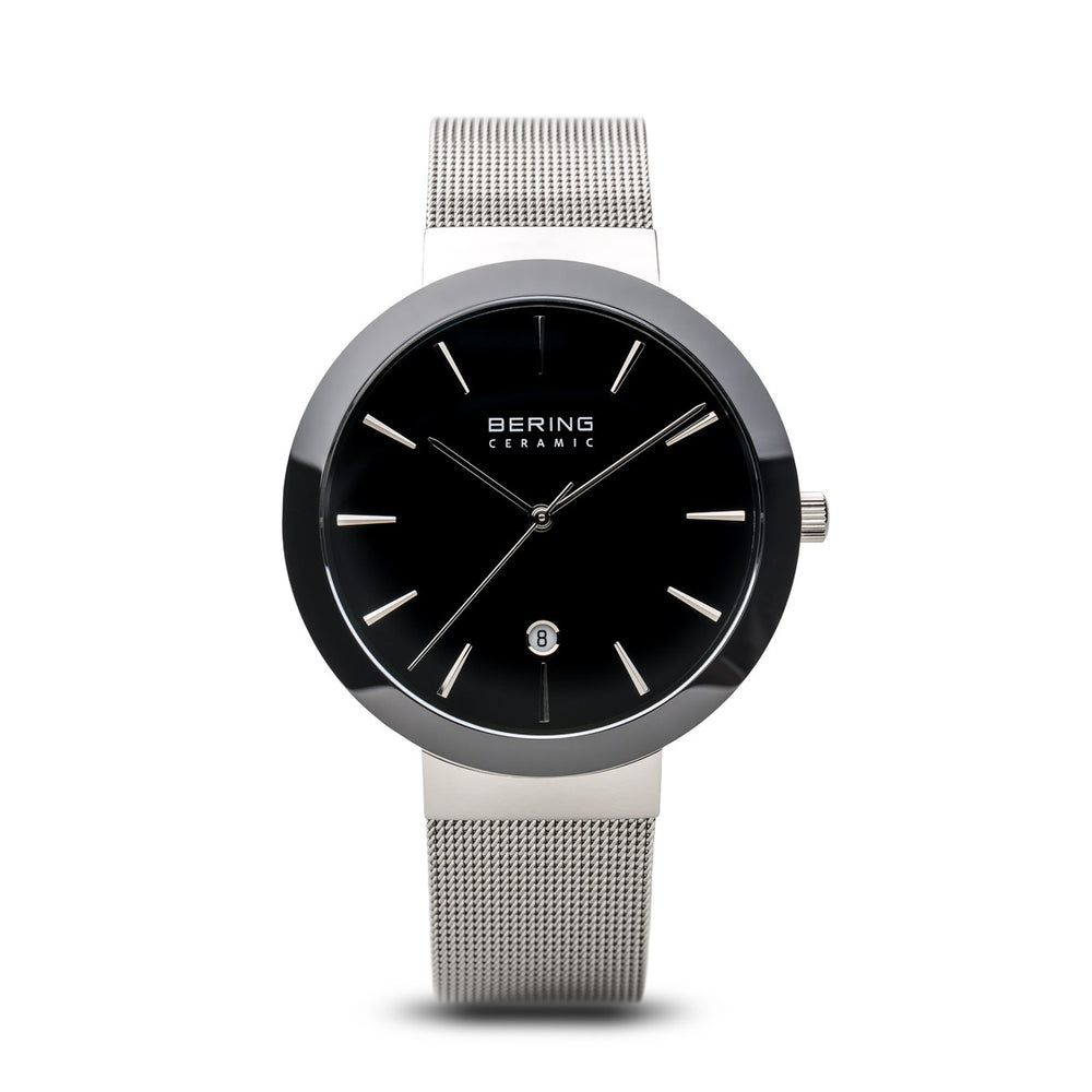 Men's Ceramic Polished Silver 11440-042