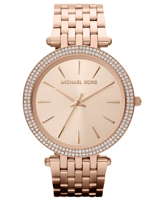 michael kors rose gold watch