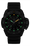 This image is of the watch in darkness to showcase the luminescence of the hour markers and hands to allow for maximum visibility in pitch black darkness as well as daytime.