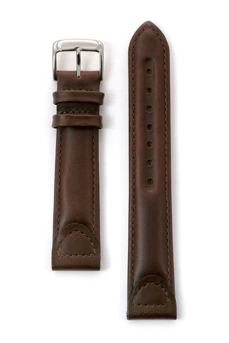 Men's Oiled Leather Band in Black and Brown