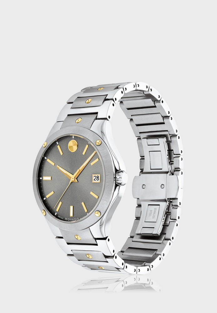 Movado S.E. Stainless Steel Two-Tone Men's Watch